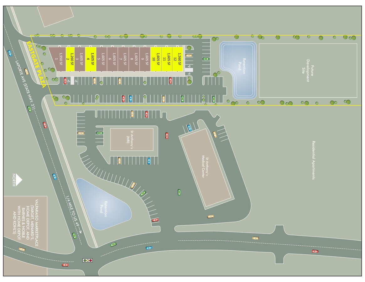 2307 LaPorte Ave, Valparaiso, IN 46383 Eastgate Plaza